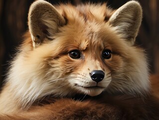 How about: "Russian Fur Hats Featuring Vintage Soviet Union Logos"?