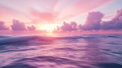 Fototapeta premium Abstract seascape sunset scene