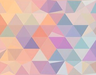 Obraz premium Abstract Geometric Composition in Pastel Colors