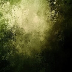 Olive green grunge texture background with dark edges and light center abstract design for graphic design projects
