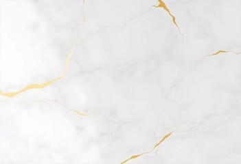 Elegant White Marble with Gold Veins