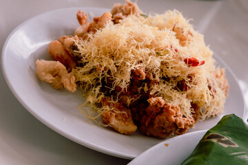 fried rice with chicken