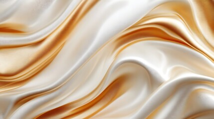 Obraz premium Elegant, flowing drapes of lustrous fabric.