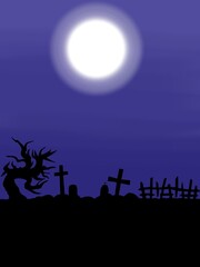 ilustrasi ornamen ornamen untuk menghiasi desain di malam halloween