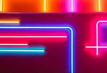 Vibrant Neon Lights Display