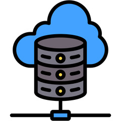 Cloud Database Icon