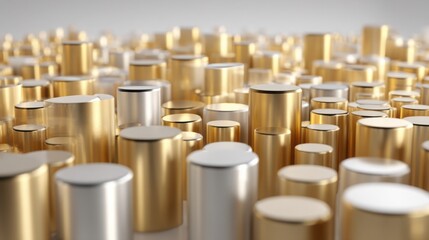 Heap of gold and silver coins representing wealth density icon concept for packed capital power in a realistic setting