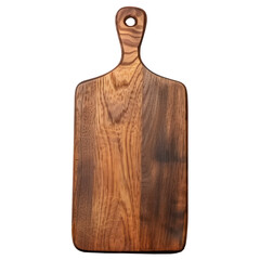 Cutting board front view full body isolate on white background,
