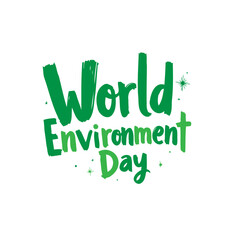 Eco-conscious calligraphic design celebrating environmental preservation and earth's beauty