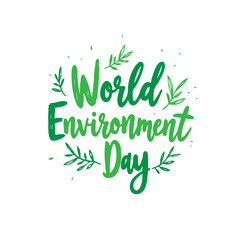 Obraz premium Celebration of world environment day illustration with ecological theme