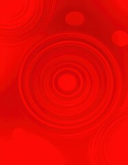 A vibrant red abstract background featuring various overlapping circles in different sizes and opacities, creating a dynamic and energetic visual effect.