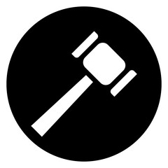 hammer icon design	