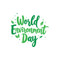 Promoting ecological awareness on World Environment Day with fresh calligraphy