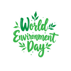 Obraz premium Celebration of our planet's wellness through the message on world environment day
