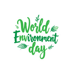 Celebrating World Environment Day with a fresh green design illustration
