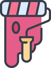Paint roller icon
