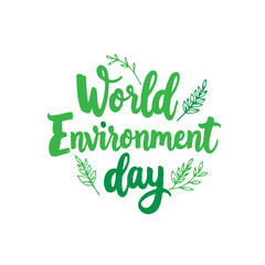 Green celebration: a visual representation of the world environment day greeting