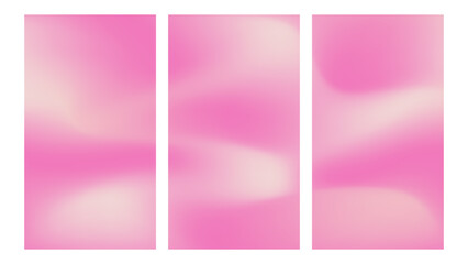 Aesthetic snowy sakura colors gradient background. Pink and white blending colors vertical background.
