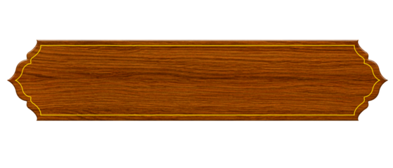 WoodCrest Frame, GoldenEdge Plaque, RusticHonor Panel, HeritageSign Design