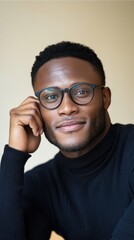Obraz premium Portrait of a man with a relaxed expression