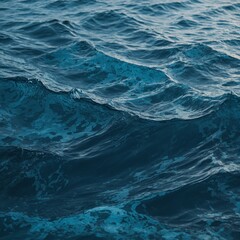 Serene ocean-inspired blue abstract background design