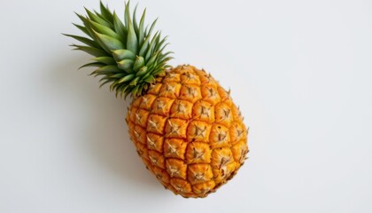 Fresh pineapple picking tropical garden food photography bright natural light close-up healthy eating