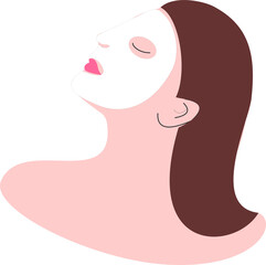 Women with face mask