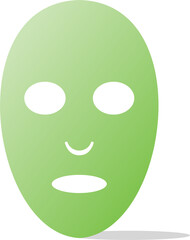 Fototapeta premium Face mask sheet green tea