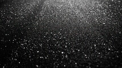 Sparkling Black Surface