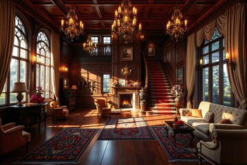 Obraz premium Castle Background