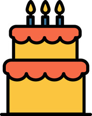 Birthday Cake Illustration