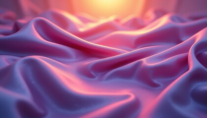 Obraz premium Colorful texture of flowing fabric with sheen