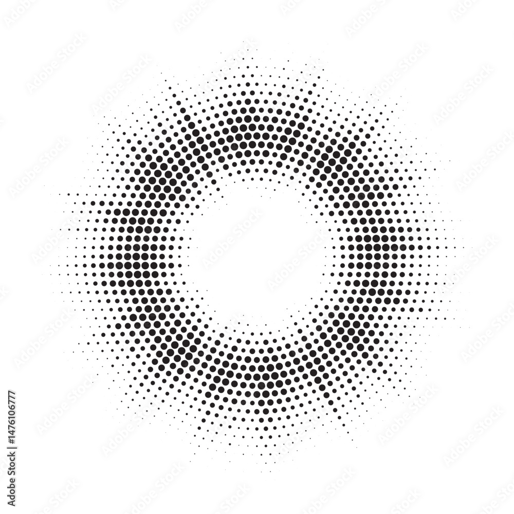 Poster burst halftone light effect. glowing light burst. abstract grunge halftone dots background. vector i