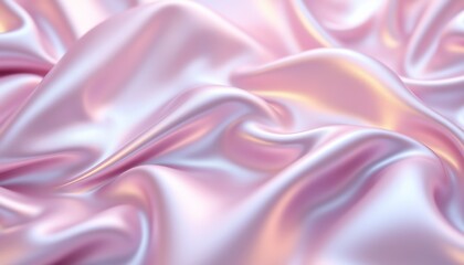 Obraz premium Soft pink satin fabric texture background.