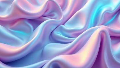 Obraz premium Vibrant pastel fabric texture with soft folds.