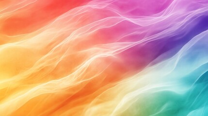 Obraz premium Abstract Rainbow Waves Background