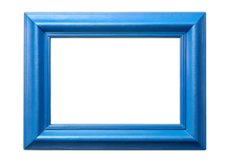 blue photo frame clipart png image on transparent background