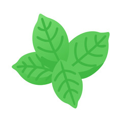 Stylized vector of vibrant green leaves on black background