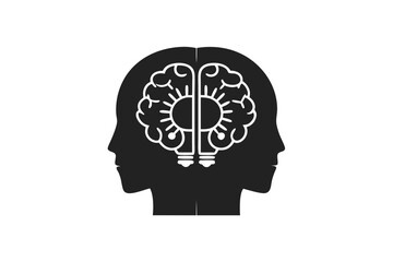 Headache silhouette vector illustration