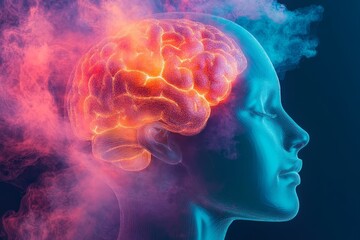 Obraz premium x ray of human brain