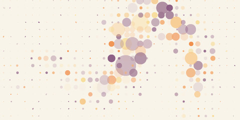 Bubbles Circle Dots Unique Green Bright Vector Background