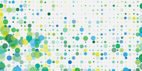 Bubbles Circle Dots Unique Green Bright Vector Background vector eps 10