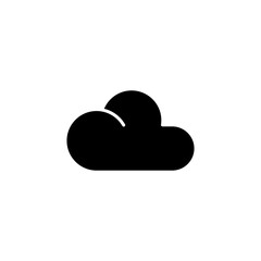cloud, cloudy weather icon vector