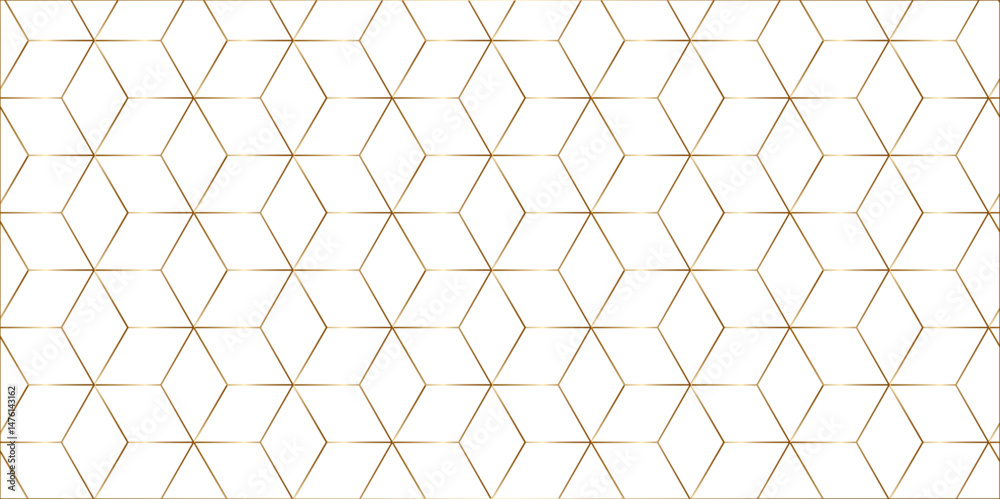 Poster seamless pattern with hexagon square cube geometric pattern shapes grid metal element texture design