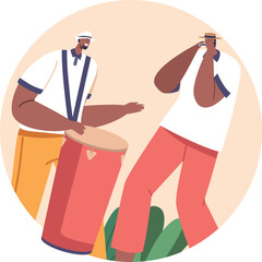 Talented musician playing latino music