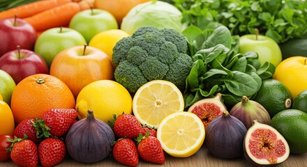 Fresh Fruits and Vegetables, Healthy Eating