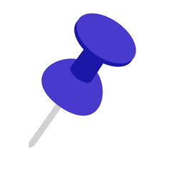 Blue Pushpin