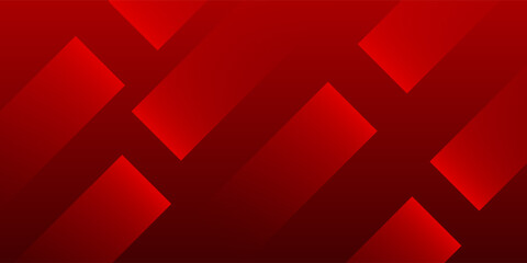 Abstract red geometric shapes background. Vector illustration