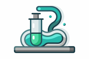 magnetic stirrer icon with frost lines