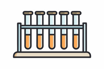 wire test tube rack icon